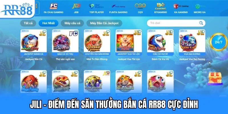 JILI - Điểm đến săn thưởng bắn cá RR88 cực đỉnh